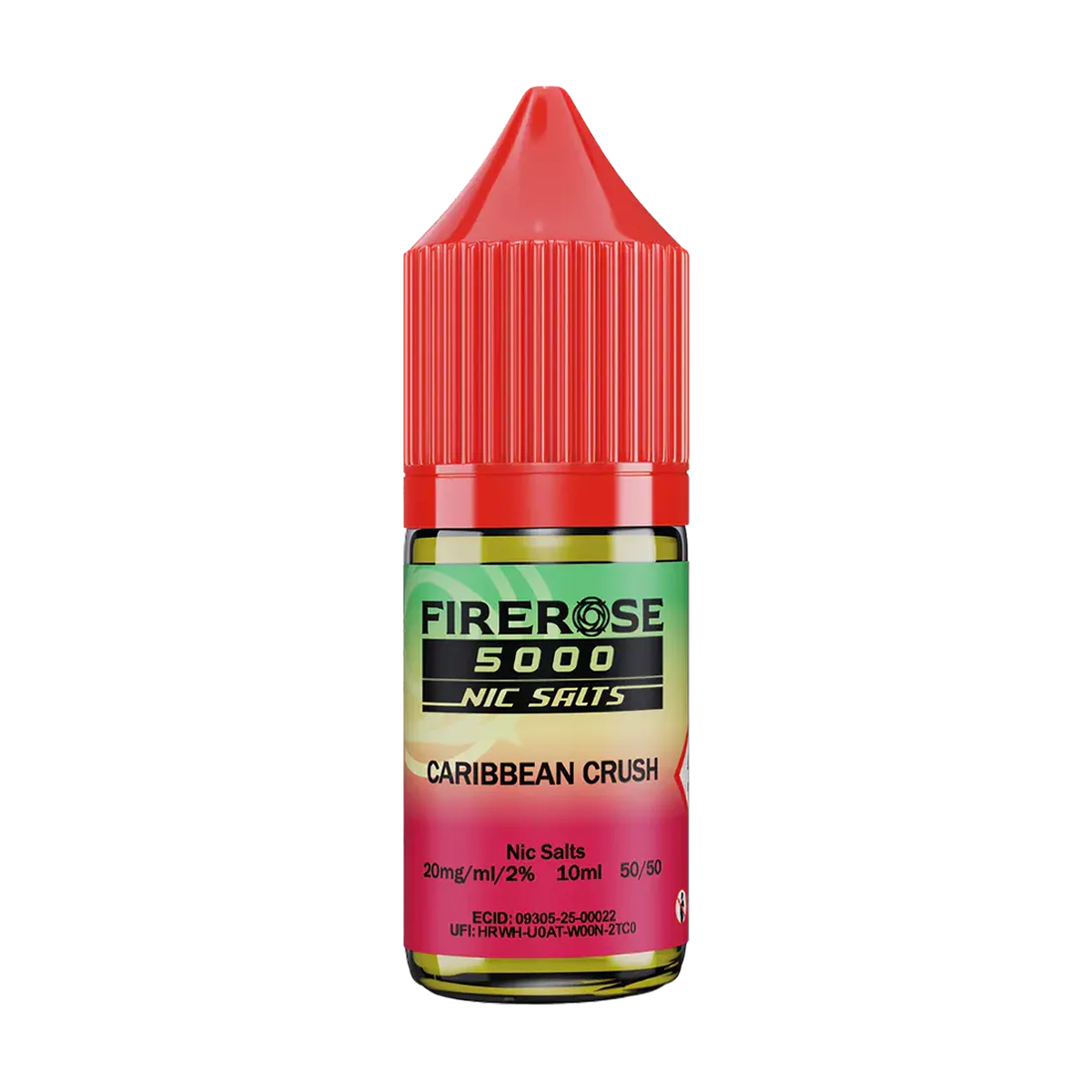 elux fire rose 5000 nic salt eliquid caribbean crush