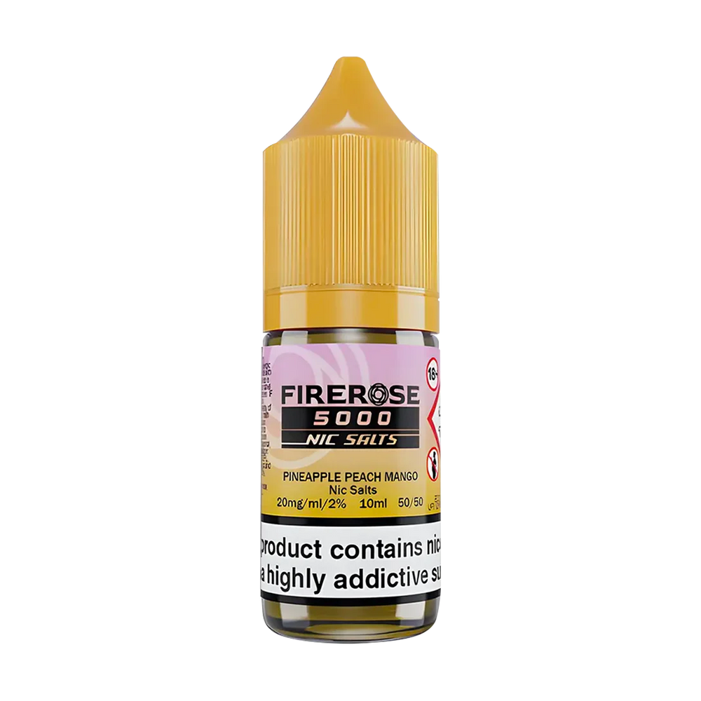 elux firerose 5000 nic salt eliquid pineapple peach mango