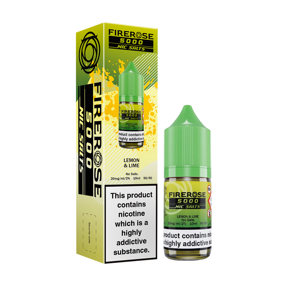 elux firerose 5000 nic salt lemon lime