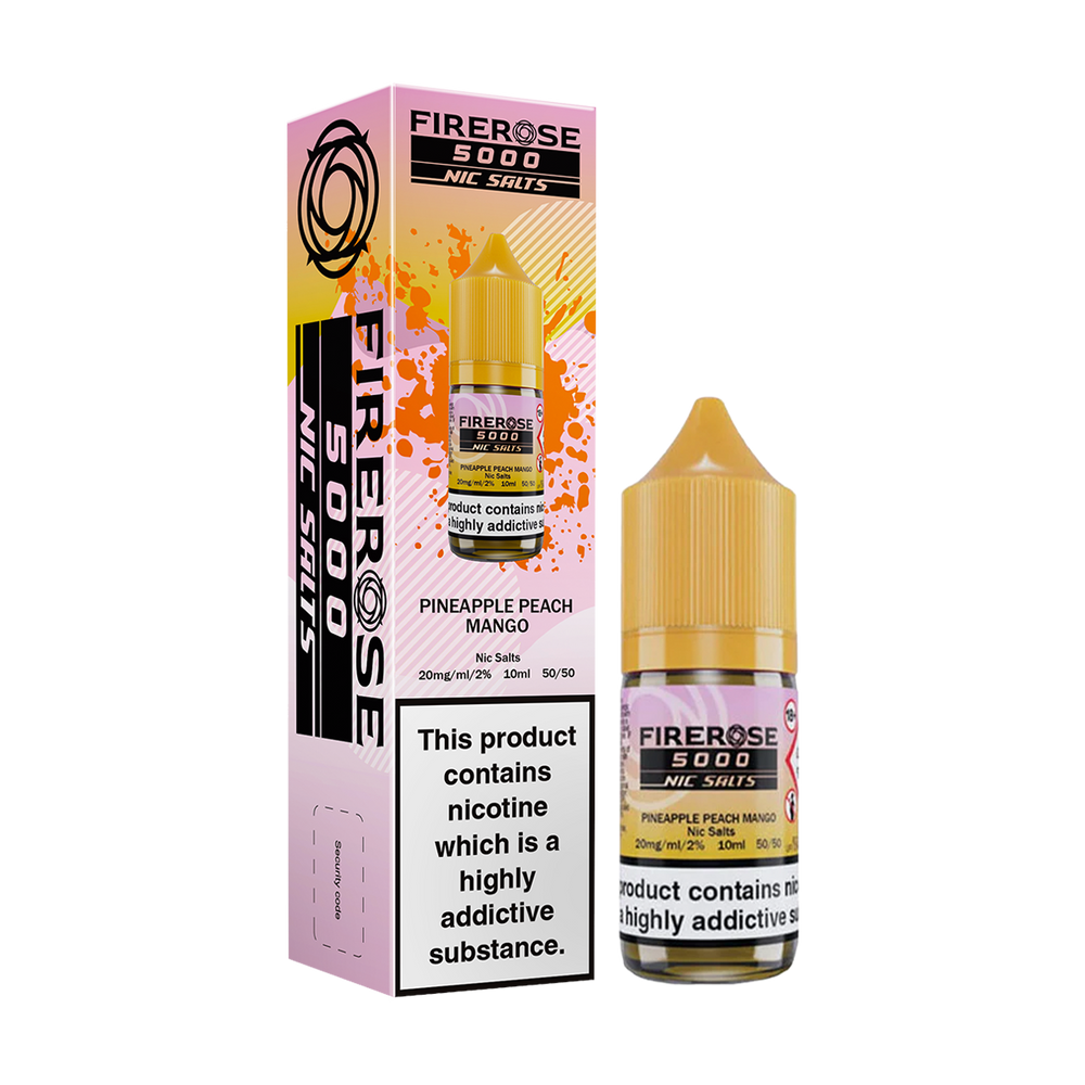 elux firerose 5000 nic salt pineapple peach mango