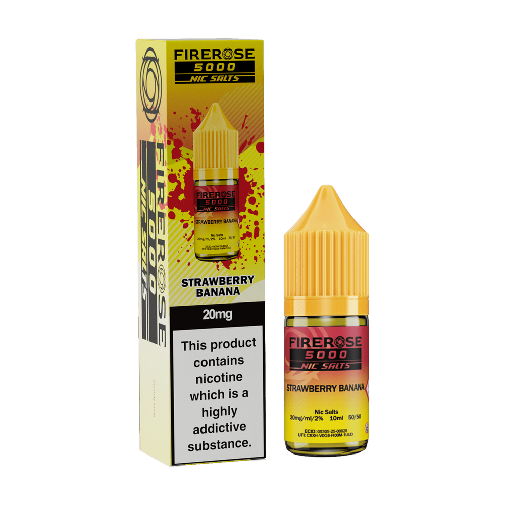 elux firerose 5000 nic salt strawberry banana