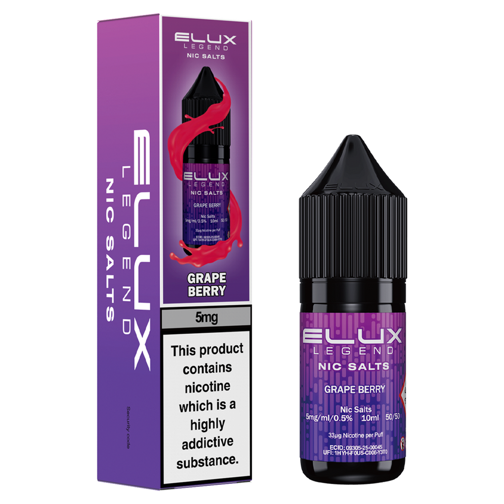 Grape Berry Nic Salt by Elux 10ml