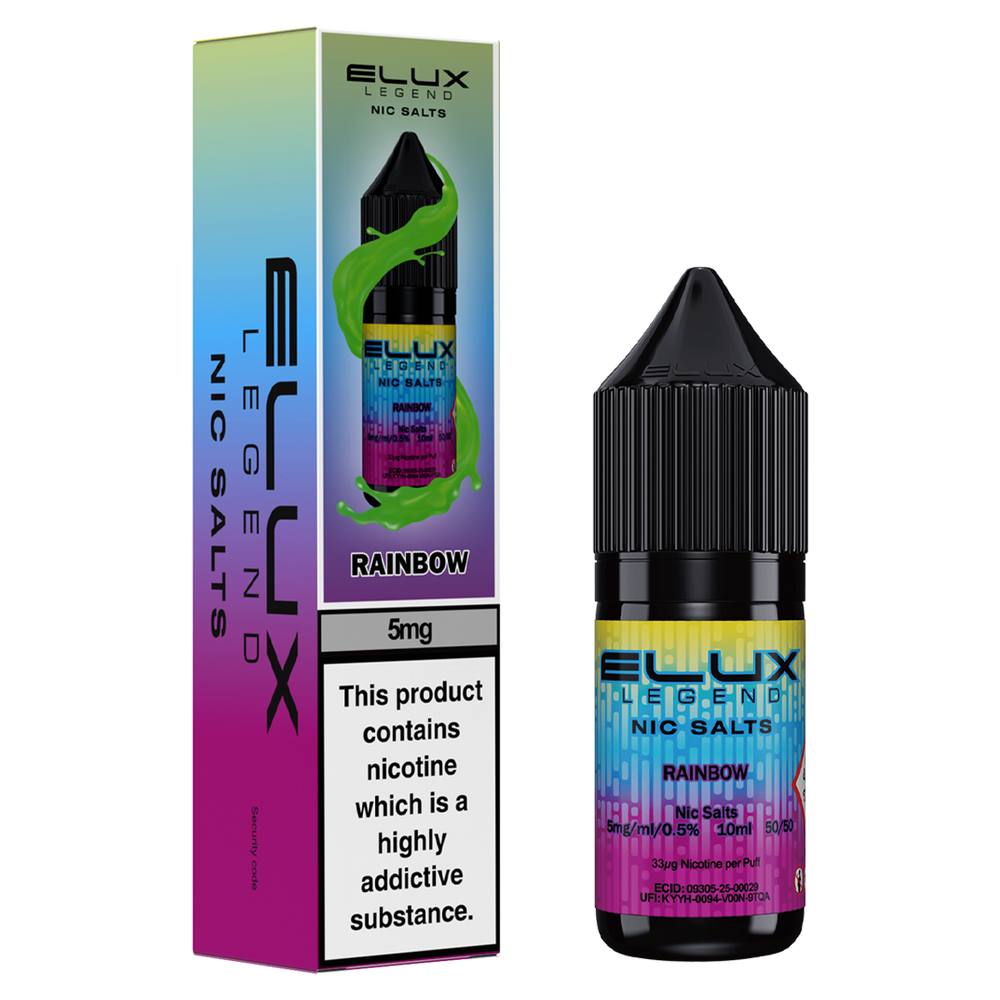 Rainbow Nic Salt by Elux 10ml