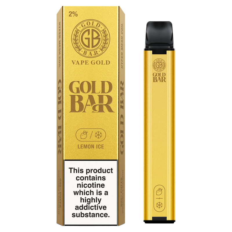 Lemon Ice Gold Bar 600 Disposable Vape