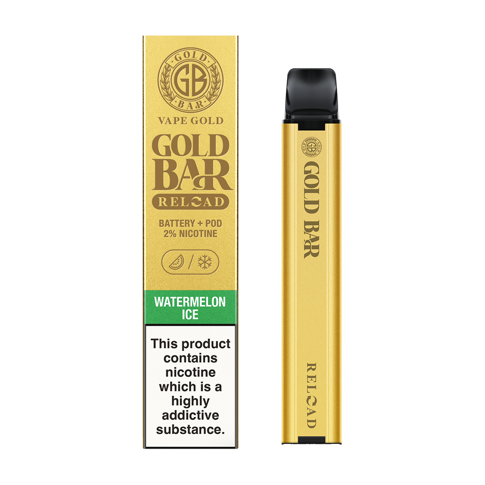 fruity bar vibes vape Watermelon Ice Gold Bar Reload Prefilled Pod Kit