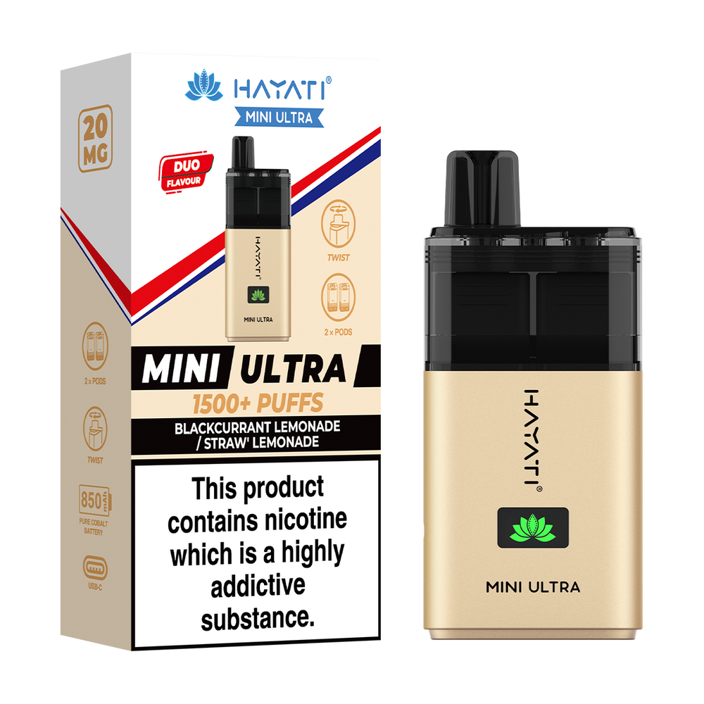 Hayati Mini Ultra Kit | Prefilled Pod Kit | MTL Vaping Ecigwizard Hayati Mini Ultra Kit | Prefilled Pod Kit | MTL Vaping Ecigwizard