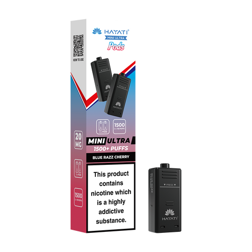 hayati mini ultra pods blue razz cherry