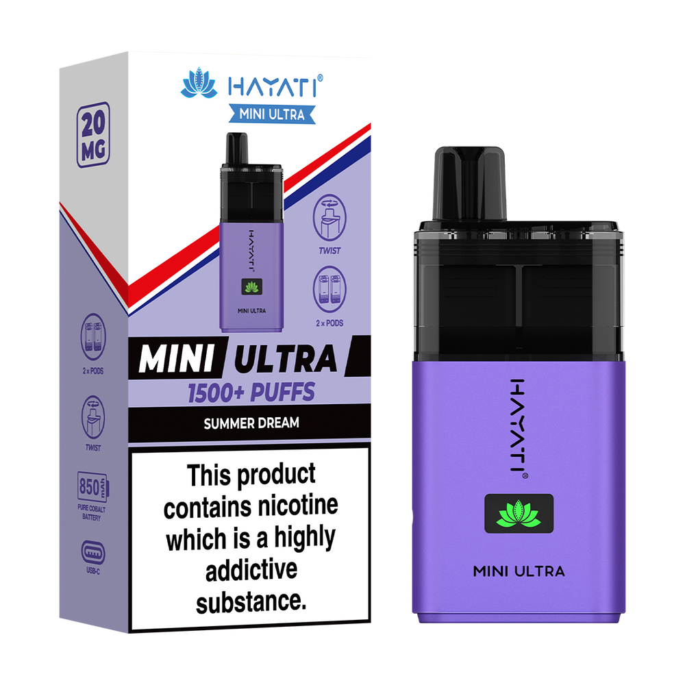 Hayati Mini Ultra Kit | Prefilled Pod Kit | MTL Vaping Ecigwizard Hayati Mini Ultra Kit | Prefilled Pod Kit | MTL Vaping Ecigwizard