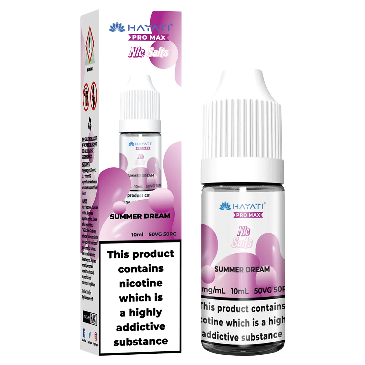 Summer Dream Nic Salt by Hayati Pro Max 10ml