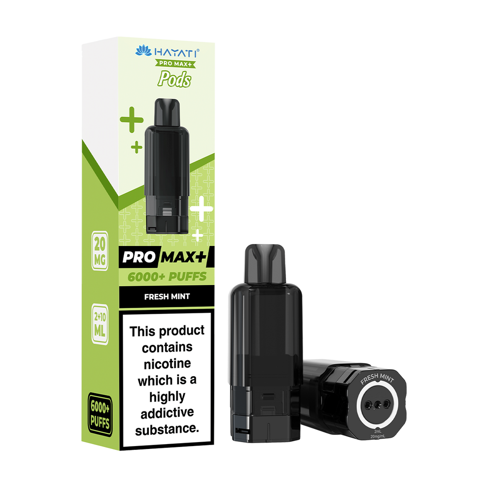 Fresh Mint Hayati Pro Max+ Refill Pack | Prefilled Pods Ecigwizard Fresh Mint Hayati Pro Max+ Refill Pack | Prefilled Pods Ecigwizard