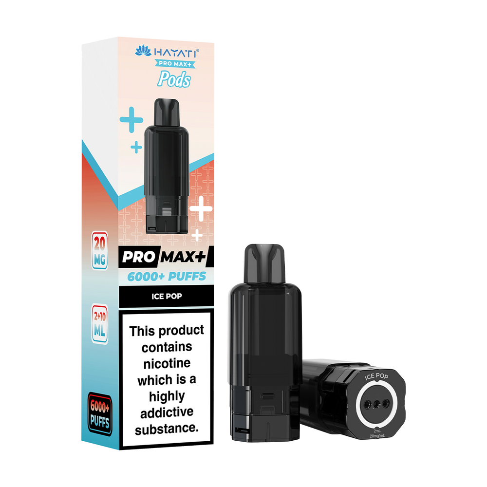 Ice Pop Hayati Pro Max+ Refill Pack | Prefilled Pods Ecigwizard Ice Pop Hayati Pro Max+ Refill Pack | Prefilled Pods Ecigwizard