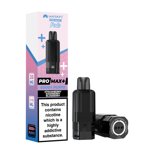 hayati pro max plus pods strawberry raspberry blueberry