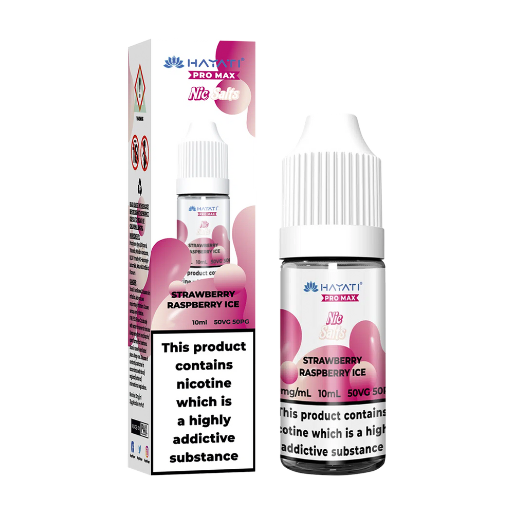 hayati pro max nic salts strawberry raspberry ice