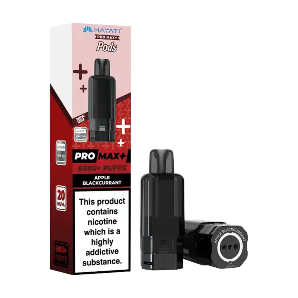 hayati pro max plus 6000 pods apple blackcurrant