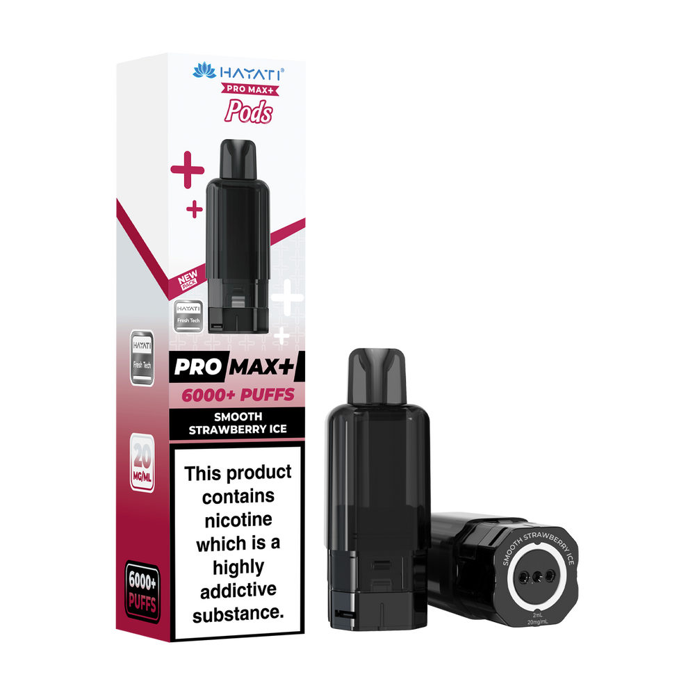 hayati pro max plus 6000 pods smooth strawberry ice