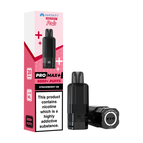 hayati pro max plus 6000 pods strawberry gb