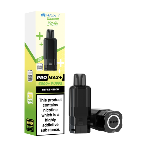 hayati pro max plus 6000 pods triple melon