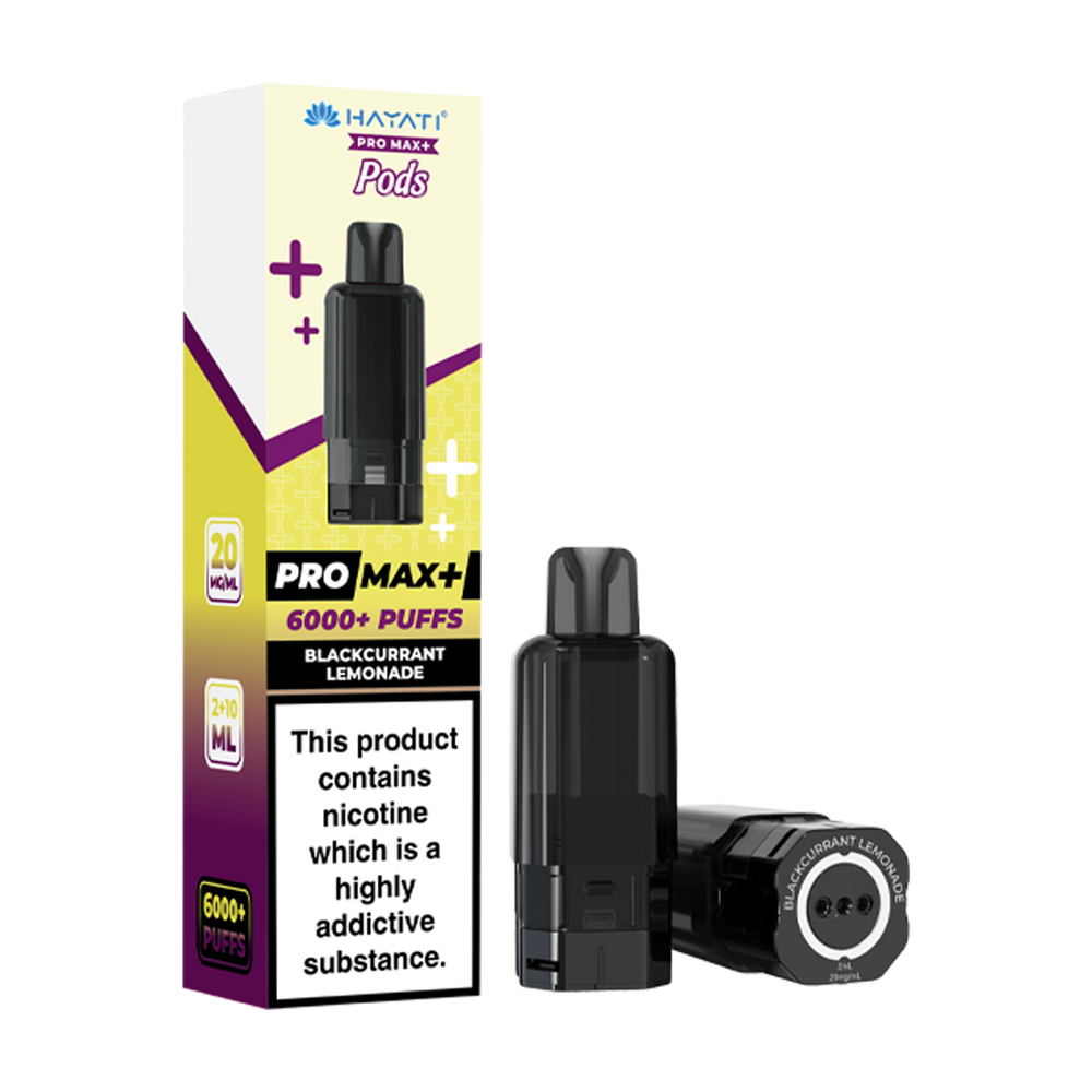 hayati pro max plus pods blackcurrant lemonade