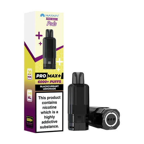 hayati pro max plus pods blackcurrant lemonade