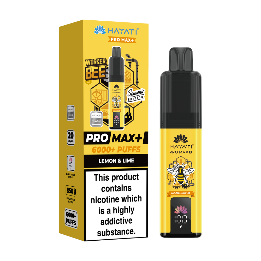 hayati pro max souvenir edition manchester lemon and lime