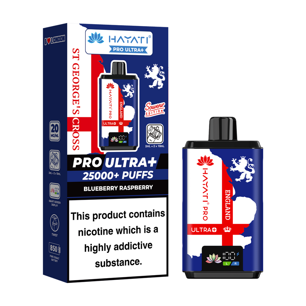 Hayati Pro Ultra Plus London Souvenir Edition | 25000 Puffs Ecigwizard Hayati Pro Ultra Plus London Souvenir Edition | 25000 Puffs Ecigwizard