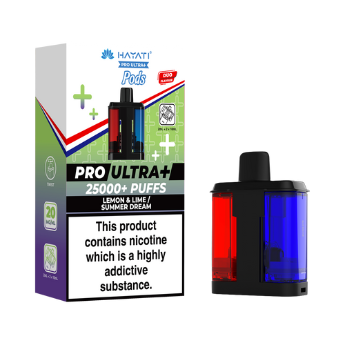 hayati pro ultra plus pods lemon and lime summer dream