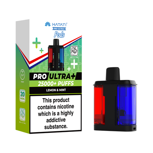 hayati pro ultra plus pods lemon and mint