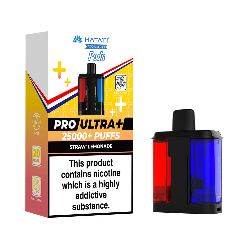 hayati pro ultra plus pods straw lemonade
