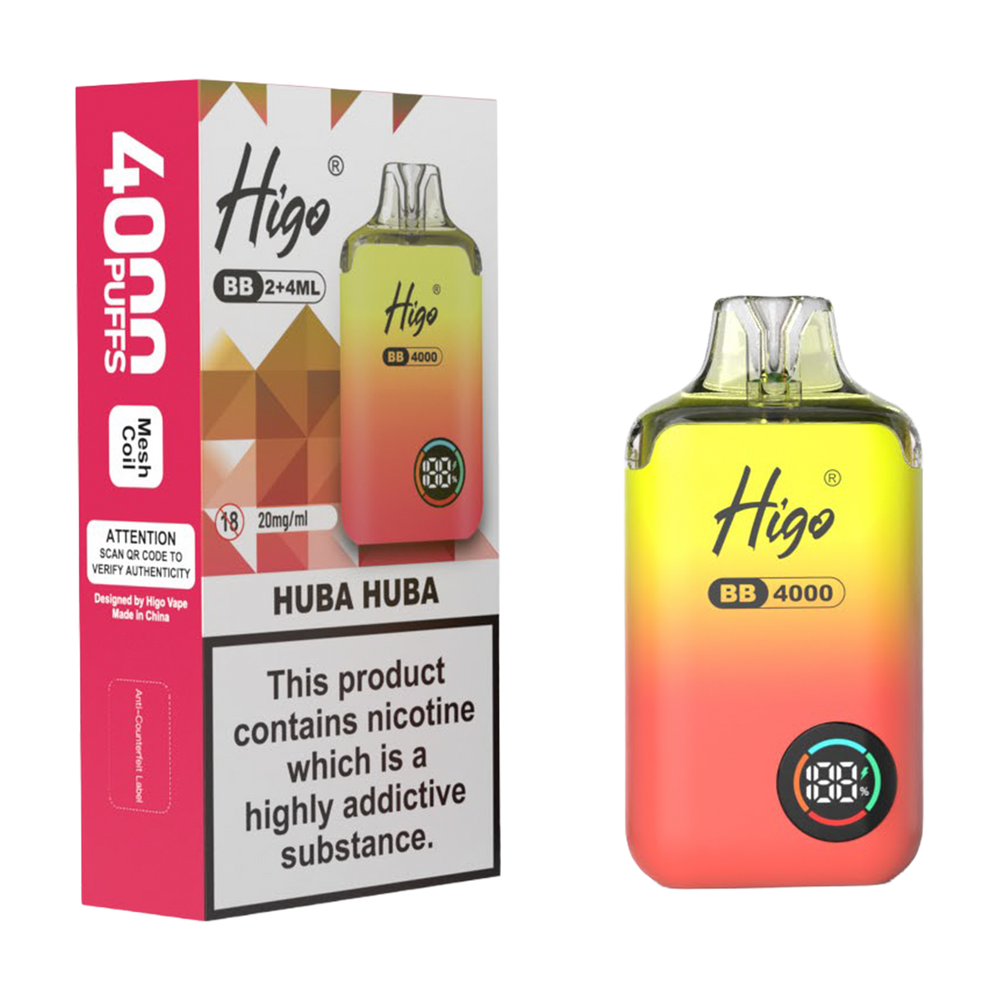 higo bb 4000 big puff kit huba huba