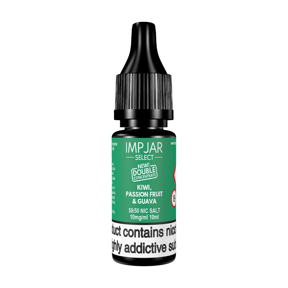 imp jar select nic salts 10mg kiwi passion fruit guava