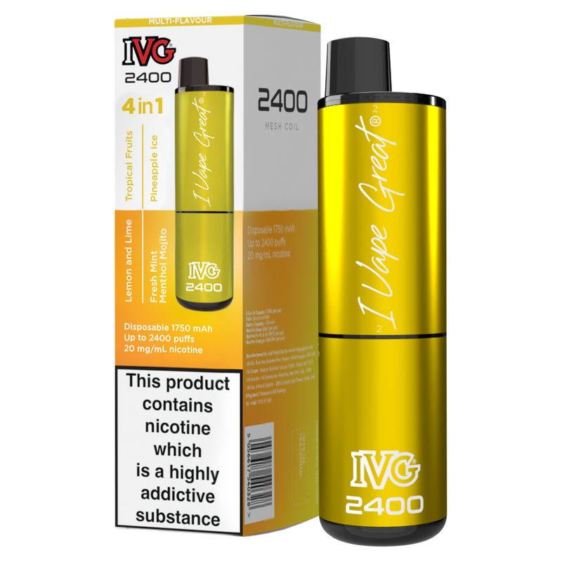 Yellow Edition IVG 2400 Disposable Device