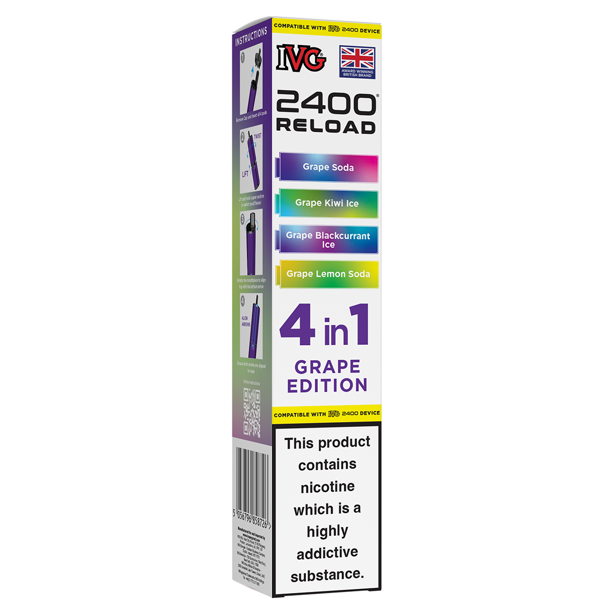 IVG 2400 | Prefilled Pod Kit, Vape Kit & Refill Packs Ecigwizard IVG 2400 | Prefilled Pod Kit, Vape Kit & Refill Packs Ecigwizard