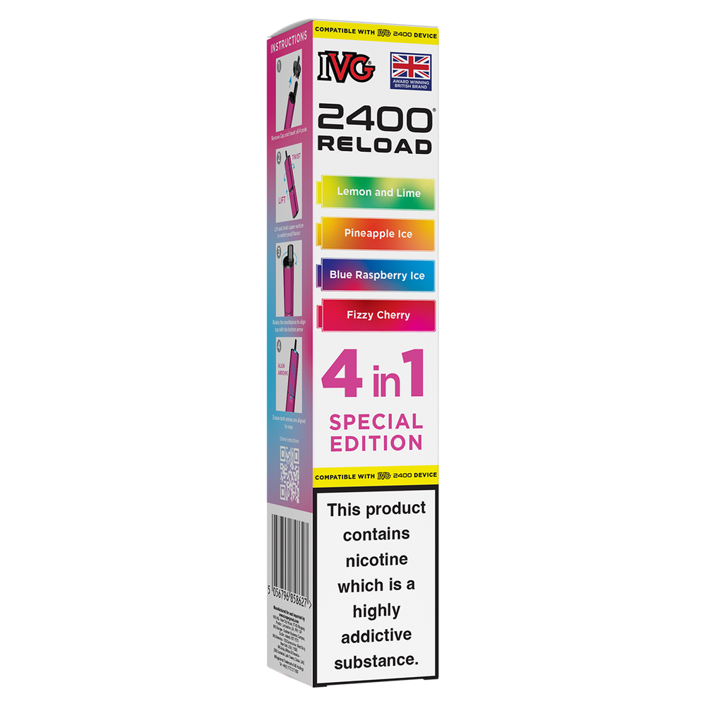 Special Edition IVG 2400 Refill Pods Ecigwizard Special Edition IVG 2400 Refill Pods Ecigwizard