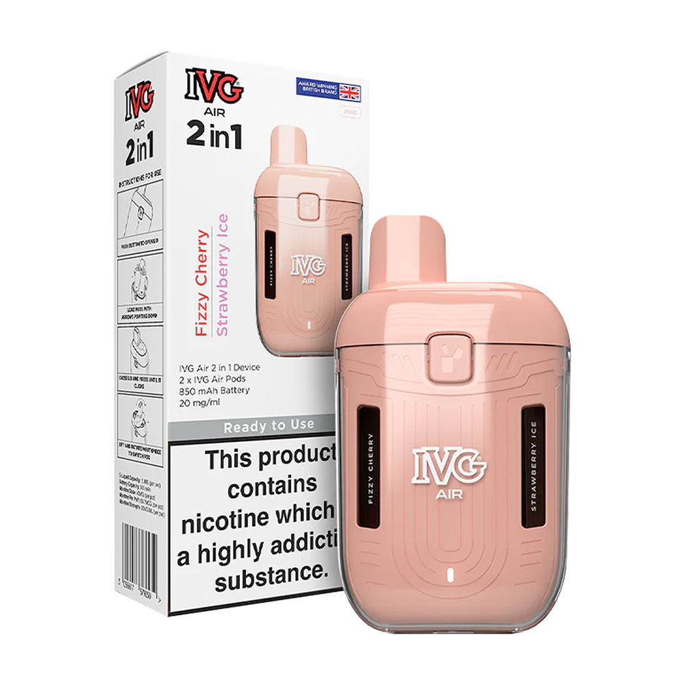 IVG Air 2 in 1 Vape Kit | 1200 Puffs Ecigwizard IVG Air 2 in 1 Vape Kit | 1200 Puffs Ecigwizard