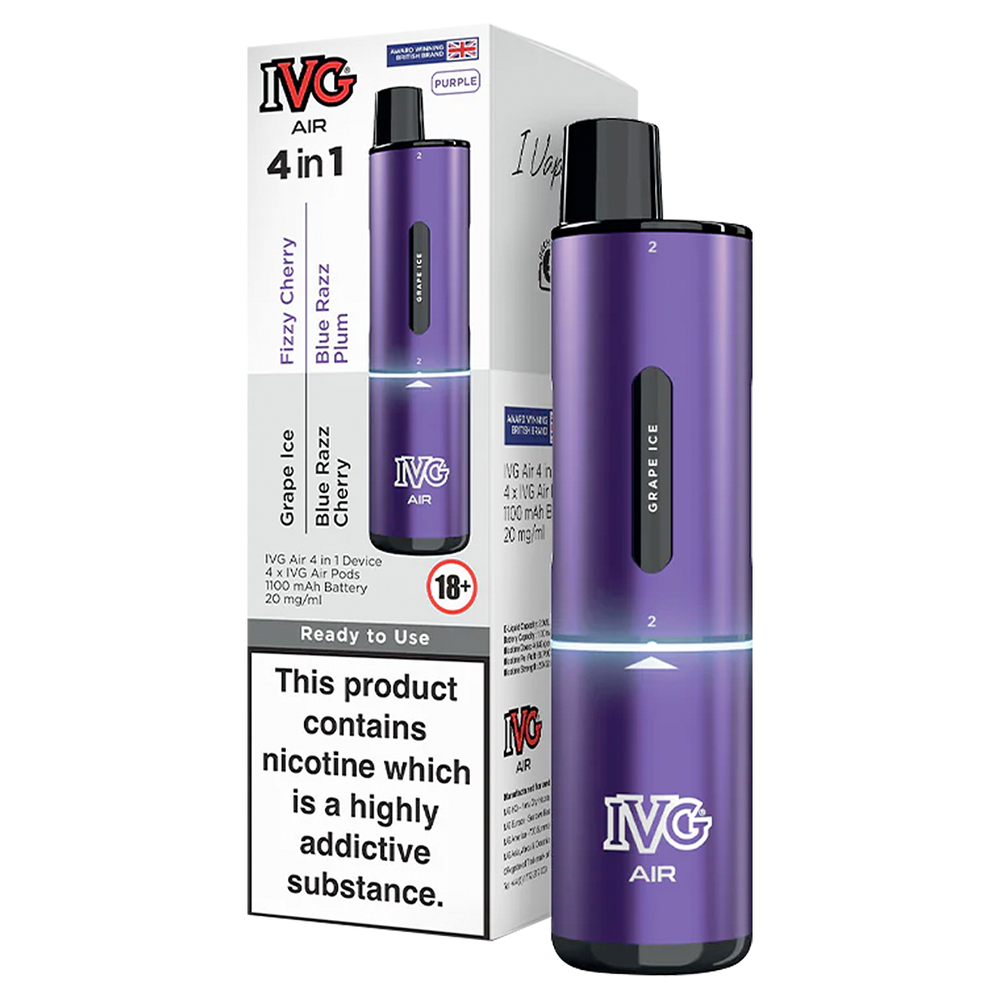 IVG Air 4 in 1 Vape Kit Ecigwizard IVG Air 4 in 1 Vape Kit Ecigwizard