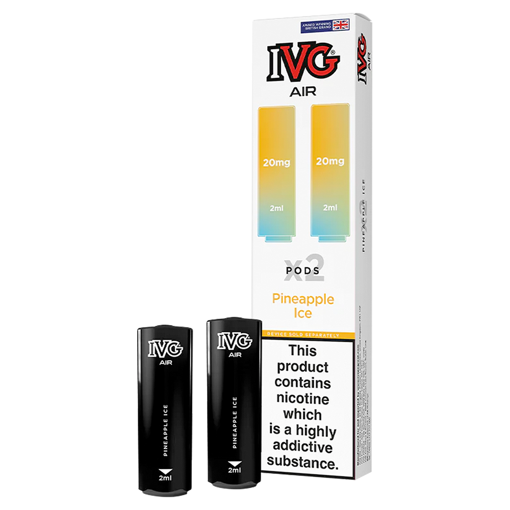 Pineapple Ice IVG Air Replacement Pods Ecigwizard Pineapple Ice IVG Air Replacement Pods Ecigwizard