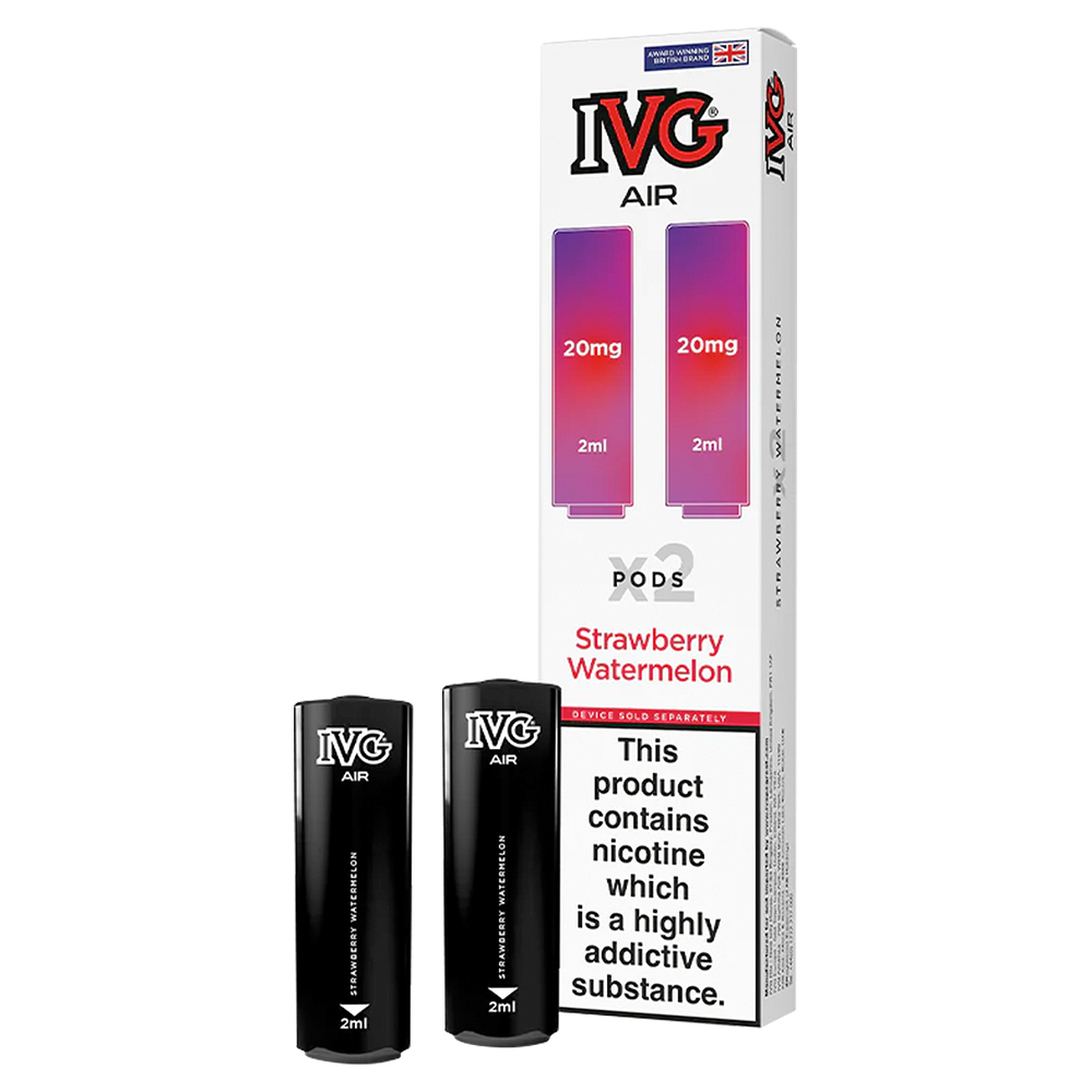 Strawberry Watermelon IVG Air Replacement Pods Ecigwizard Strawberry Watermelon IVG Air Replacement Pods Ecigwizard