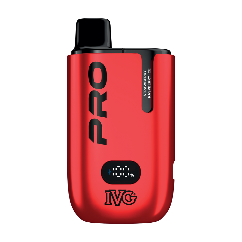 IVG Pro 12 Vape Kit strawberry raspberry ice