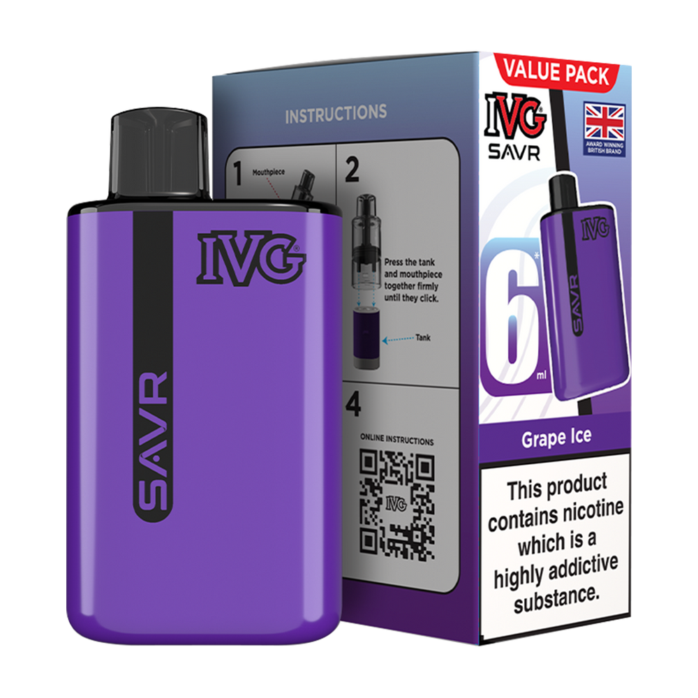 purple disposable vape instructions IVG SAVR Vape Kit