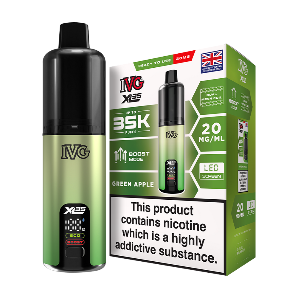 IVG XL35 Kit | Prefilled Pod Kit | MTL Vape Kit Ecigwizard IVG XL35 Kit | Prefilled Pod Kit | MTL Vape Kit Ecigwizard