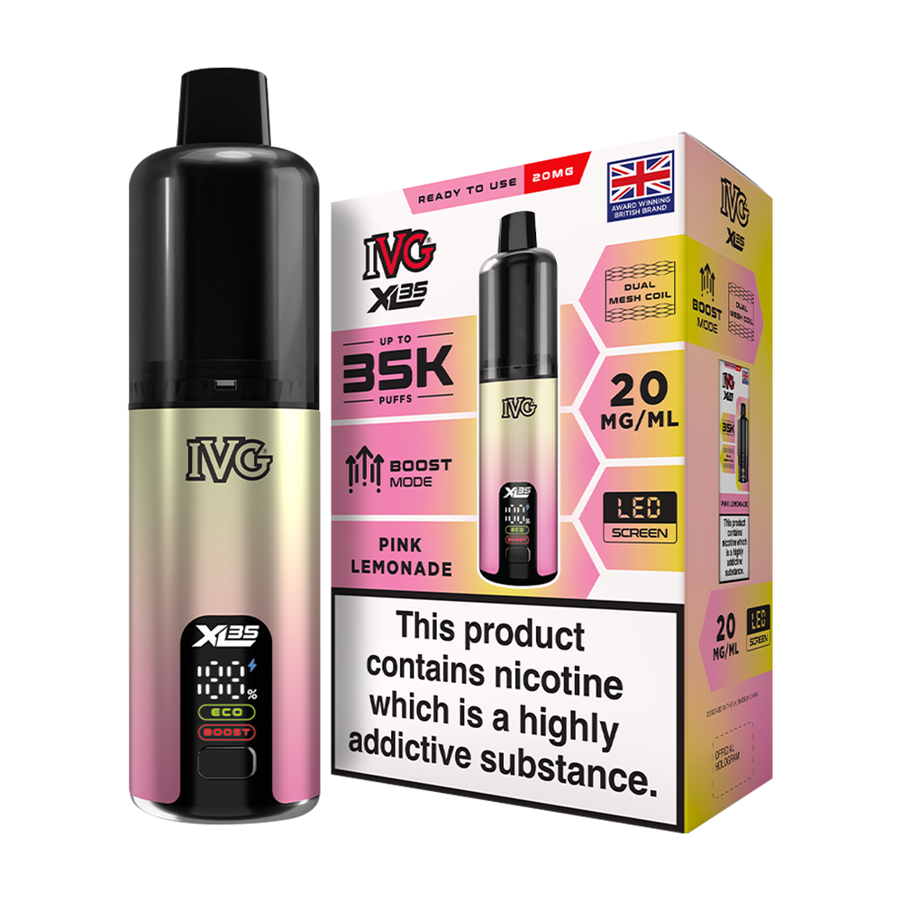 IVG XL35 Kit | Prefilled Pod Kit | MTL Vape Kit Ecigwizard IVG XL35 Kit | Prefilled Pod Kit | MTL Vape Kit Ecigwizard