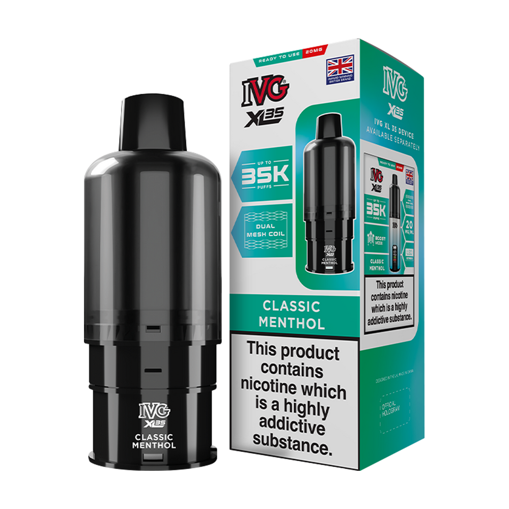 ivg xl 35 refill classic menthol
