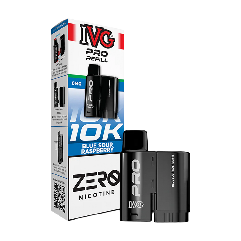 Blue Sour Raspberry IVG Pro 12 Refill Pack