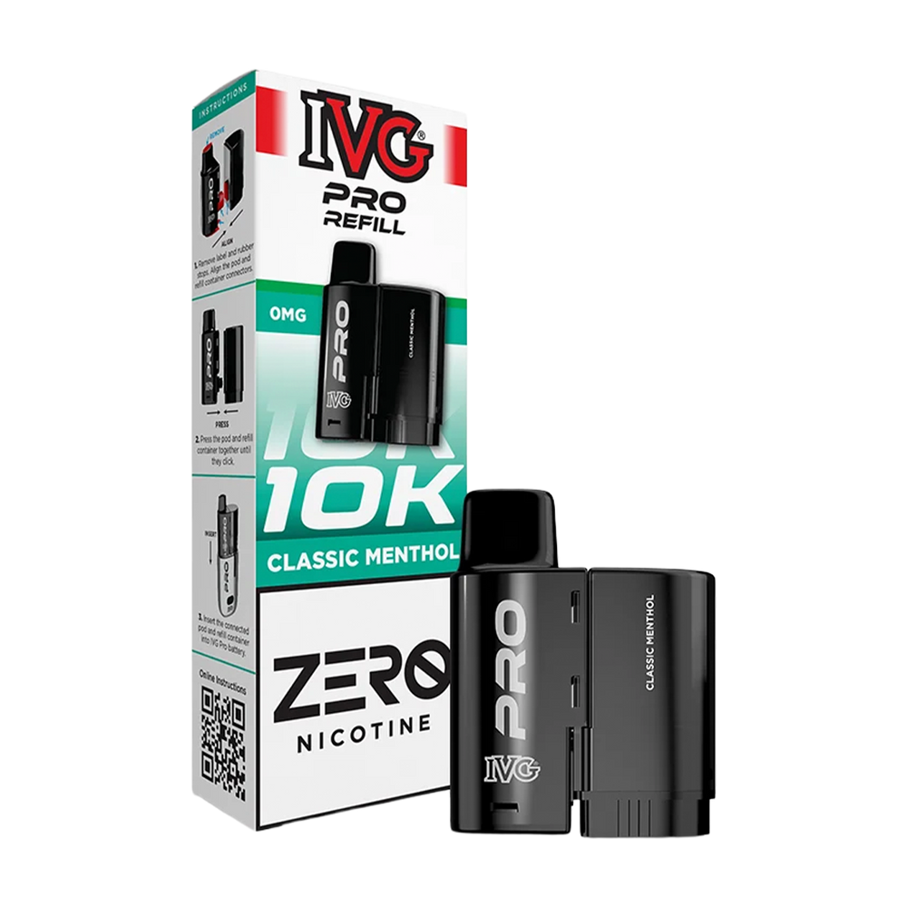Classic Menthol IVG Pro 12 Refill Pack