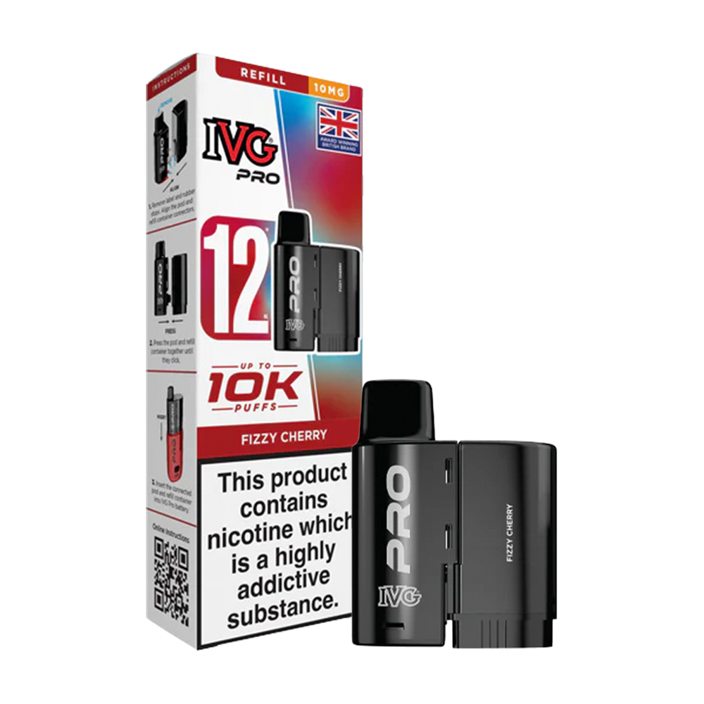 Fizzy Cherry IVG Pro 12 Refill Pack