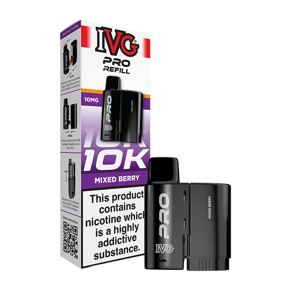 Mixed Berry IVG Pro 12 Refill Pack