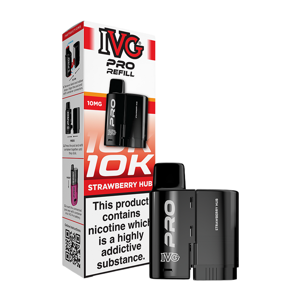 Strawberry Hub IVG Pro 12 Refill Pack