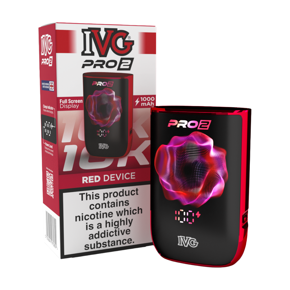 ivg pro red sour raspberry Red Sour Raspberry IVG Pro 12 Refill Pack main image 1