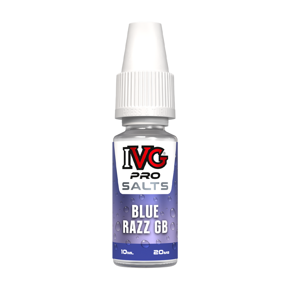 ivg pro salts 10ml blue razz gb