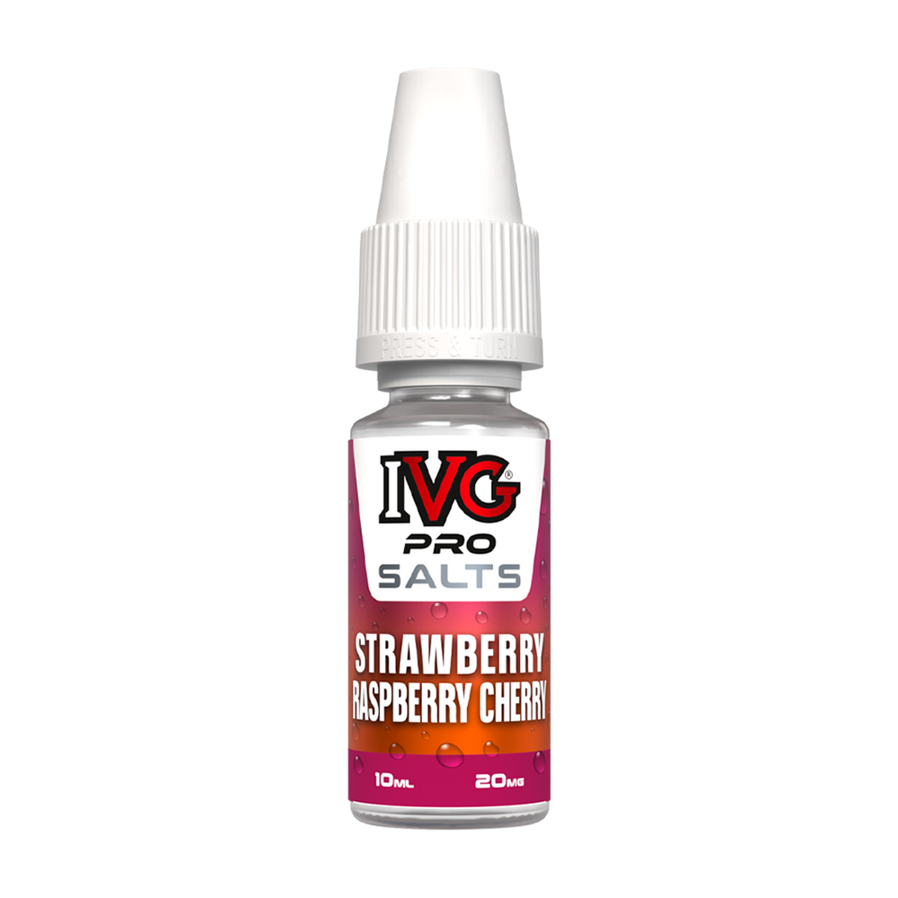 ivg pro salts 10ml strawberry raspberry cherry
